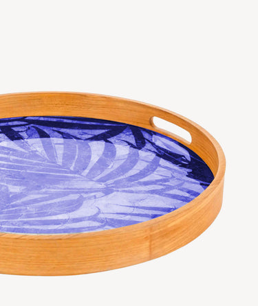 Round Fire Pit Table - Blue