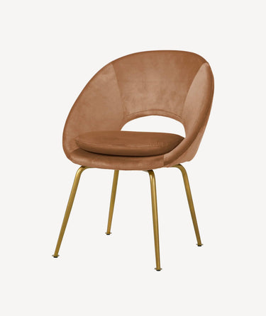 Crescent Leather Lounge Chair